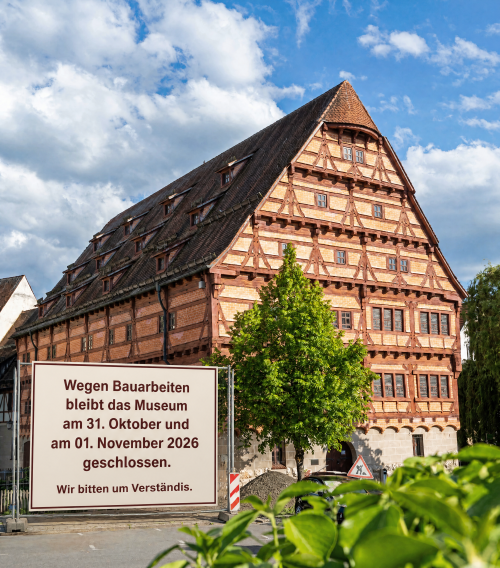 Museum wegen Bauarbeiten geschlossen