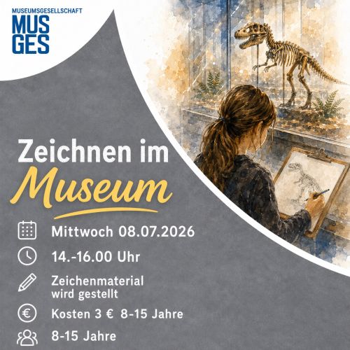 social media post malen und zeichnen im museum ehingen 08.07.2026